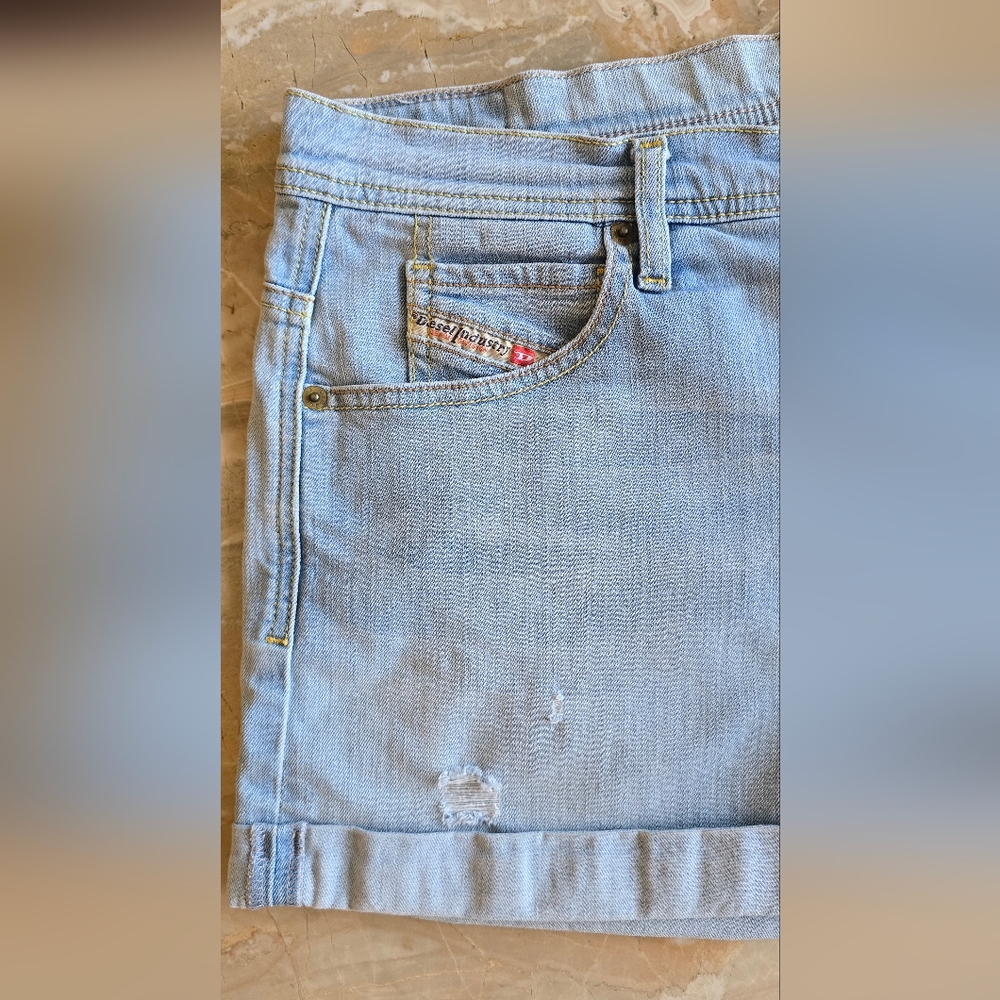 Diesel Alaisi Denim Shorts, Sz 29 - Picture 3 of 8